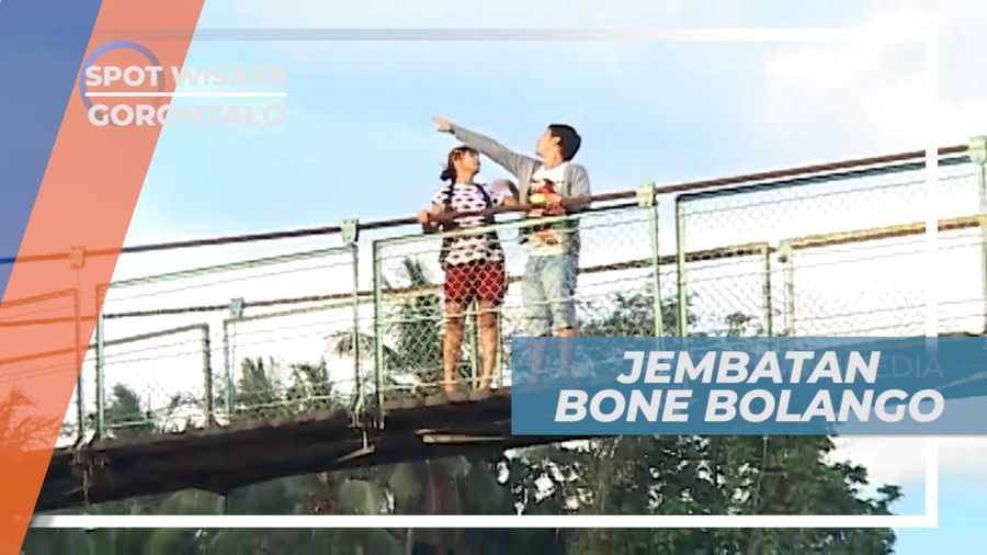 Bone Bolango, Menikmati Pemandangan Sungai di Atas Jembatan Gantung, Gorontalo