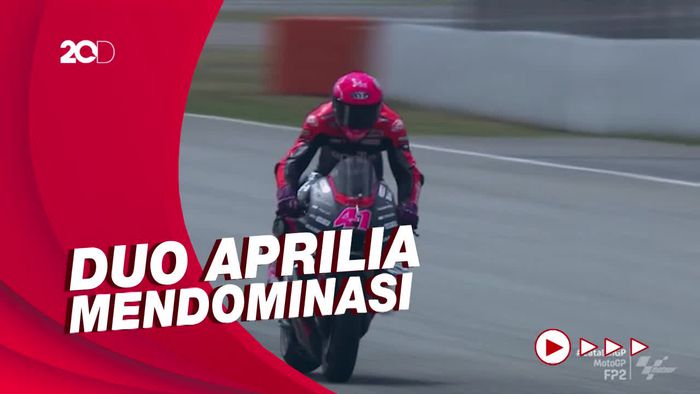 Aleix Espargaro-Vinales Kuasai FP2 MotoGP Catalunya
