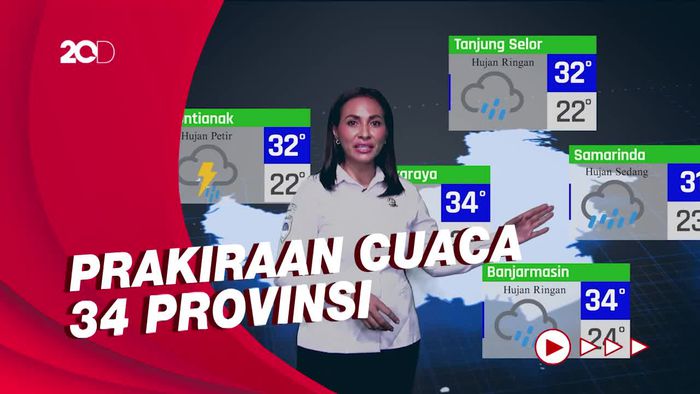 Hari Ini Sebagian Besar Wilayah Indonesia Diprakirakan Hujan, Cek Kota Anda di Sini!