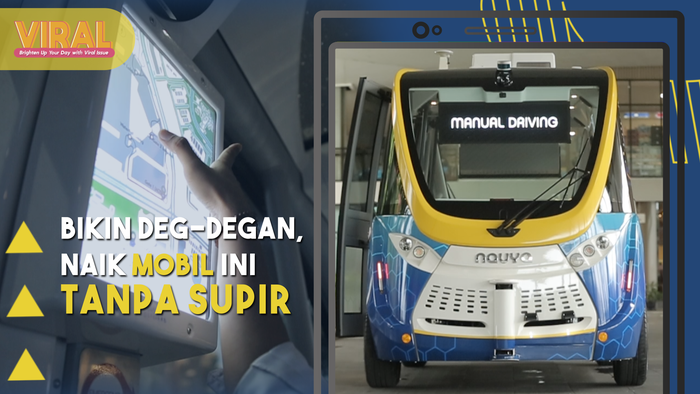 Merasakan Bus Imut Tanpa Pengemudi, Muter-muter di Kawasan BSD City