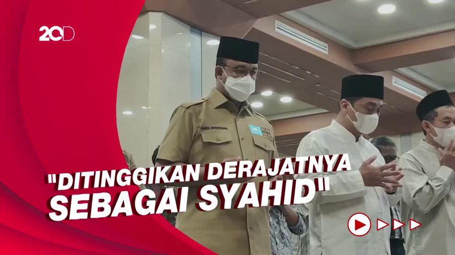Momen Anies Salat Gaib Doakan Eril: Insyaallah Eril Husnul Khatimah