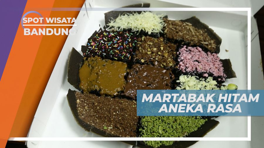 Martabak Hitam Aneka Rasa, Menu Kuliner Unik di Bandung