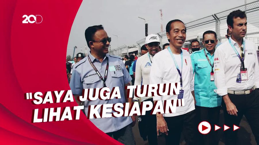 Jokowi Bantah Isu Pemerintah Tak Dukung Formula E
