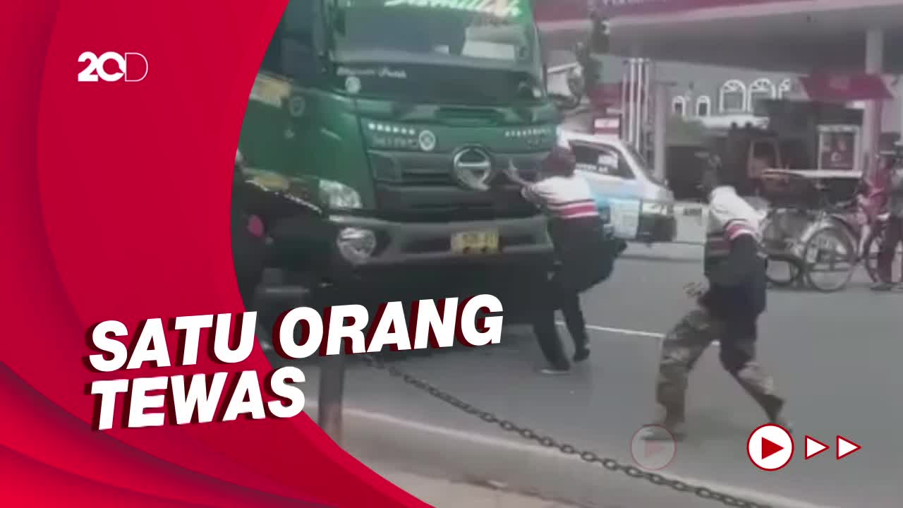 Demi Konten, Sekelompok Remaja Di Tangerang Hadang Truk, Satu Tewas