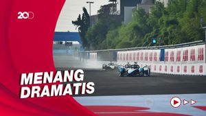 Kapasitas Baterai Sisa 1%, Mitch Evans Juara Formula E Jakarta 2022