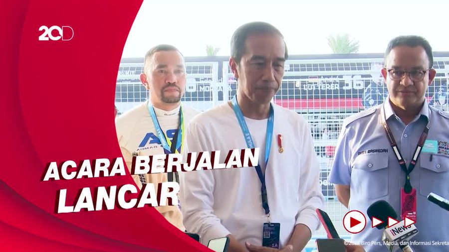 Jokowi Apresiasi Gelaran Formula E: Event Masa Depan RI