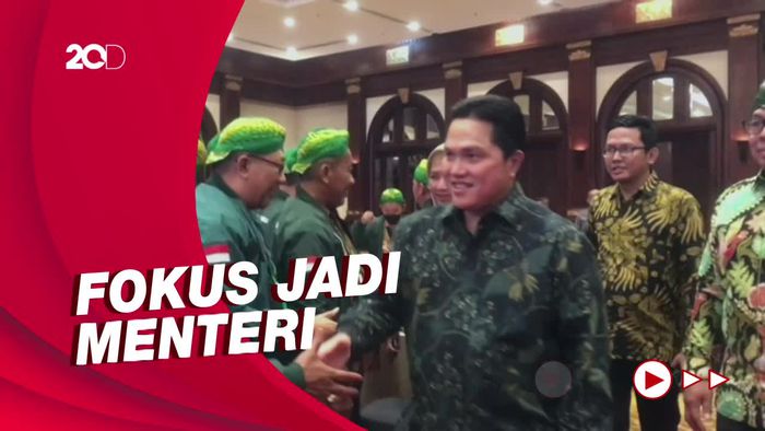 Diteriaki Presiden di Mubes Pujakesuma, Erick Thohir: Saya Masih Pembantu Presiden