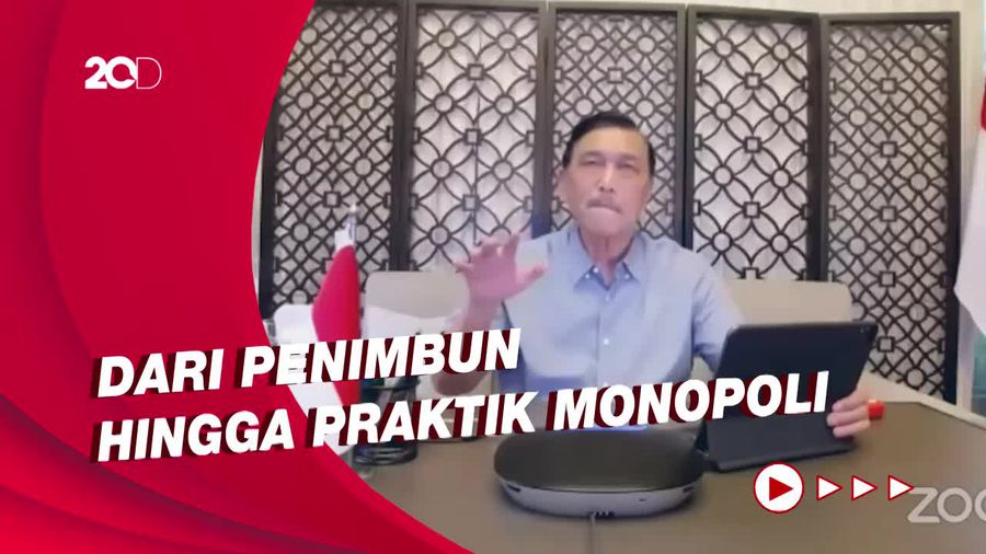 Luhut Beberkan Masalah Distribusi Minyak Goreng di Lapangan