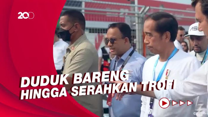 Kemesraan Jokowi-Anies di Gelaran Formula E