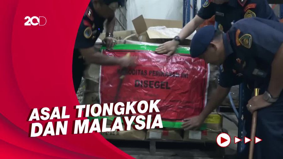 KKP Temukan Ribuan Kilogram Produk Ikan Impor Ilegal di Batam