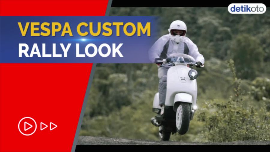 Keren! Ketika Vespa LX Disulap Jadi Bergaya Retro Rally Look