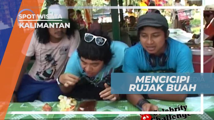 Rujak Buah dengan Sambal Ekstra Pedas, Kalimantan