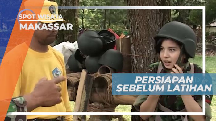 Mengikuti Latihan Bersama Para Prajurit TNI, Makassar