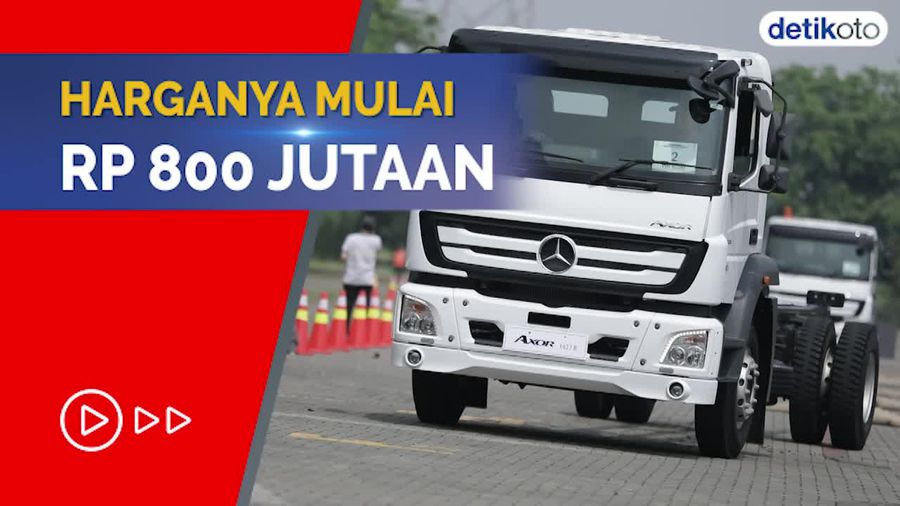 Sah! Truk Mercedes-Benz Axor Euro 4 Resmi Dijual di Indonesia