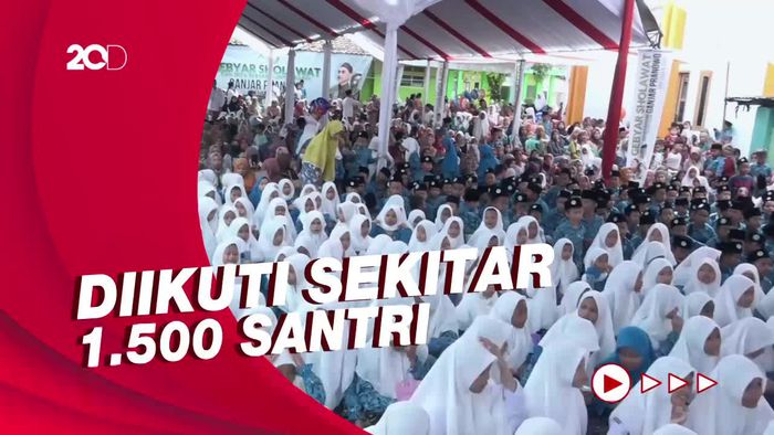 Santri di Indramayu Gelar Doa Bersama Dukung Ganjar Presiden 2024