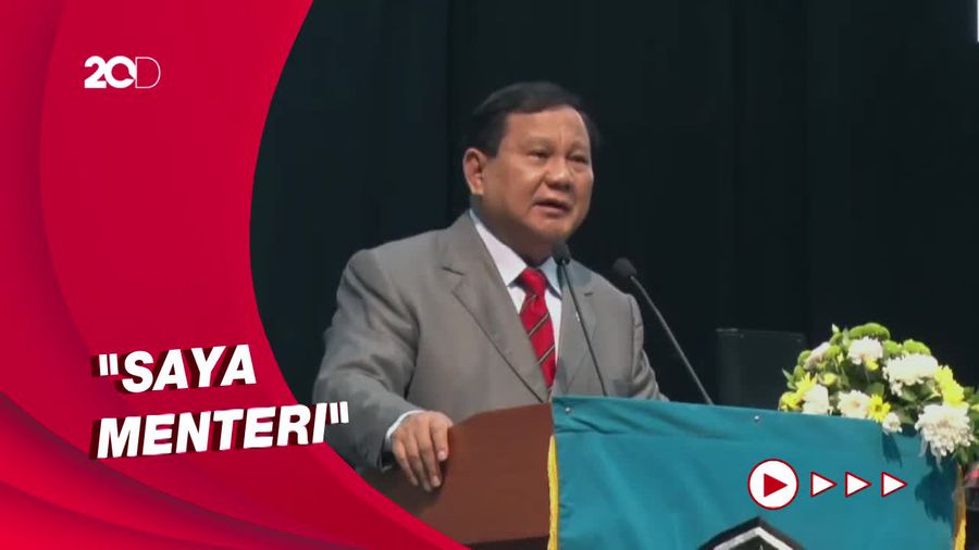 Prabowo di Hadapan Wisudawan: Saya Kalau Kampanye Harus Izin Presiden