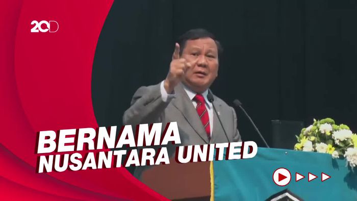 Cerita Prabowo Ingin Dirikan Klub Bola Usai Pensiun Jadi Menhan
