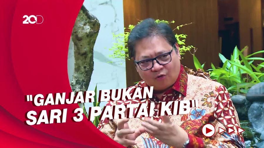Jawaban Airlangga Hartarto soal Bentuk KIB untuk Usung Ganjar