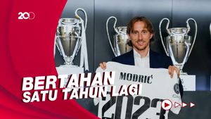 Momen Modric Teken Kontrak Baru di Real Madrid Sampai 2023