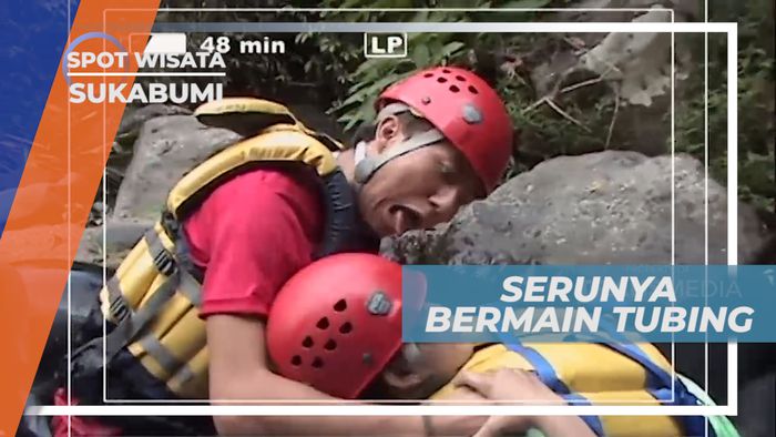 Tubing Menyusuri Arus Sungai Cilumpang Sukabumi