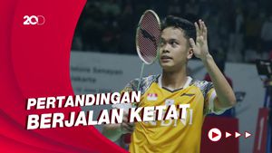 Reaksi Datar Ginting Usai Bungkam Thailand di Indonesia Masters 2022