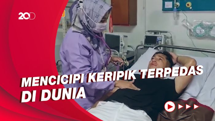 Gara-gara Keripik Pedas, Irfan Hakim Dilarikan ke Rumah Sakit