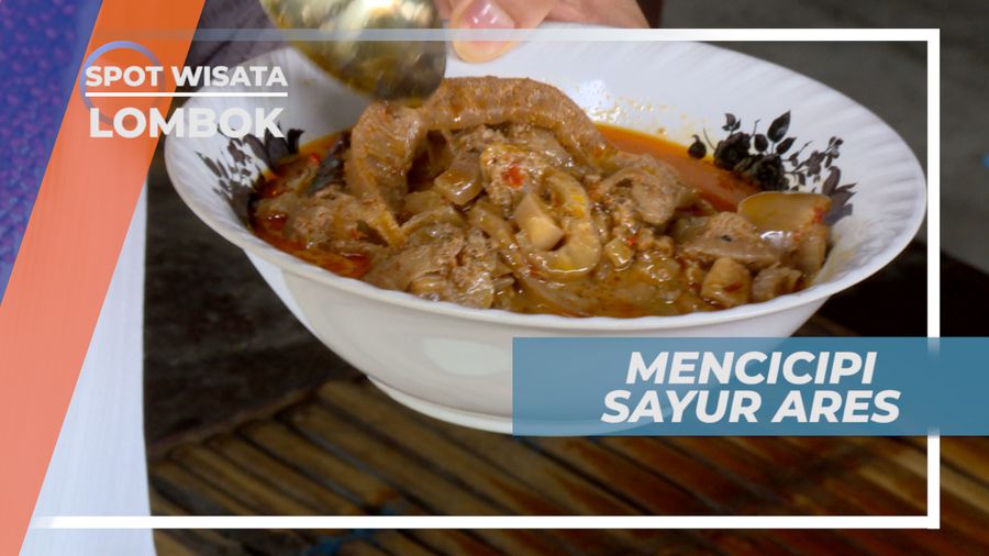 Sayur Ares, Kuliner dari Bahan Pelepah Pisang, Lombok