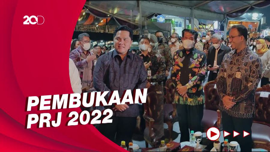 Anies Hingga Erick Thohir Hadir dalam Pembukaan Jakarta Fair 2022