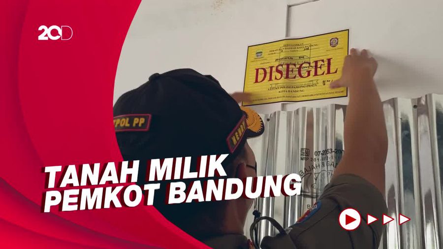Kafe di Bandung Disegel Gegara 18 Tahun Tak Bayar Sewa Tanah