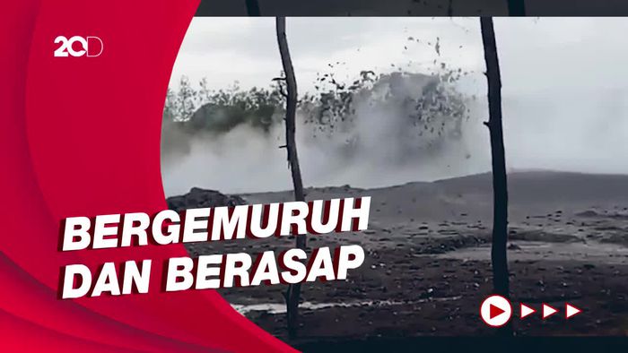 Heboh Semburan Lumpur Bergemuruh Terjadi di Napan NTT
