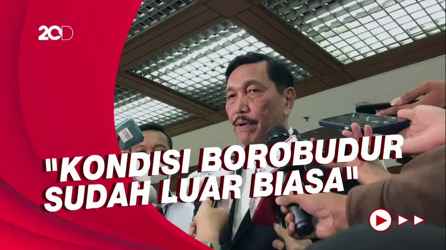 Luhut ke DPR soal Borobudur: Jangan Kritik Terus, Sebelum Ngomong Lihat Dulu