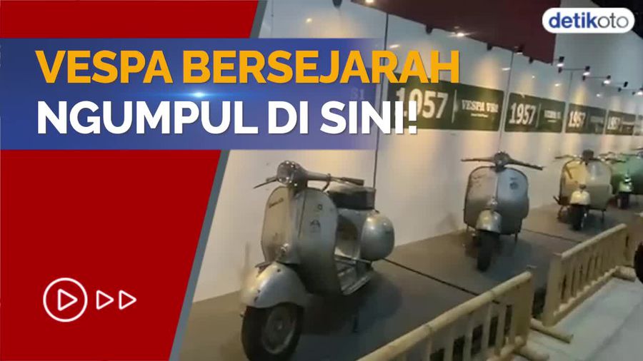Melihat Wujud Evolusi Vespa di Museum Vespa World Day 2022