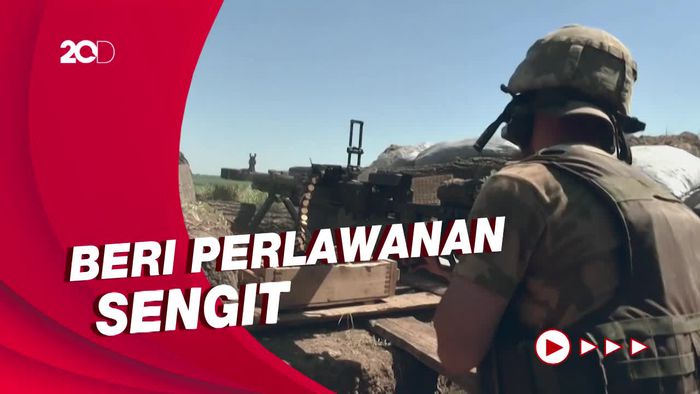 Prajurit Ukraina di Garis Depan Donbas Yakin Menang atas Gempuran Rusia