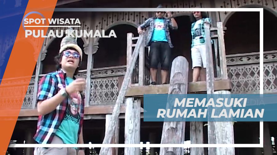 Lamian, Rumah Adat Suku Dayak di Pulau Kumala Kalimantan Timur