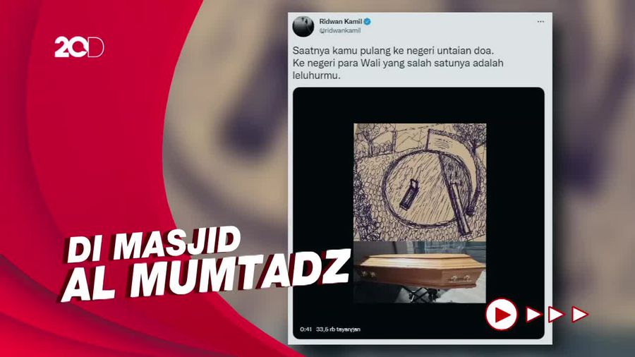 Ridwan Kamil: Dear Eril, Sudah Aku Desainkan Rumah Akhirmu yang Indah