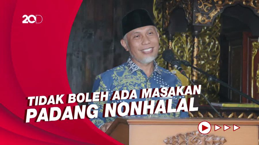 3 Poin Terkait Gubernur Sumbar Usul Masakan Padang Disertifikasi