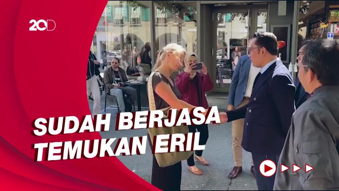 Momen Ridwan Kamil Bertemu Guru di Swiss yang Temukan Jasad Eril