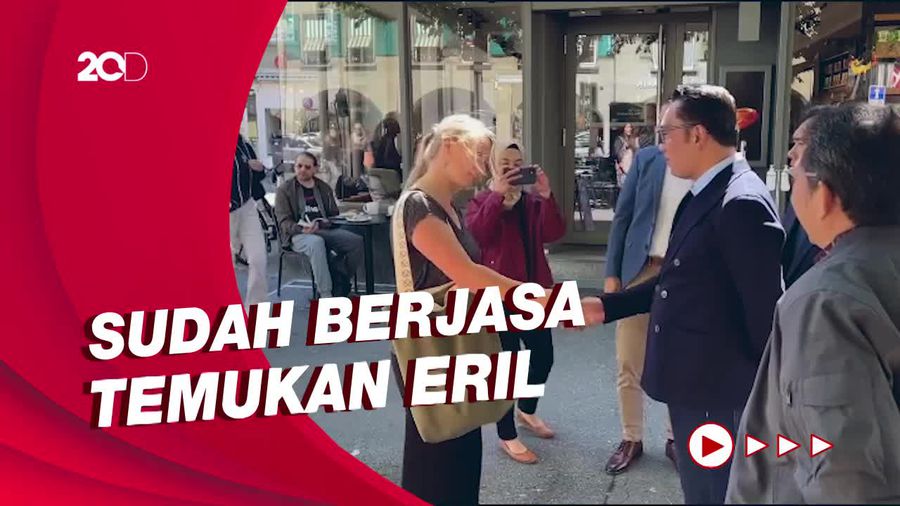 Momen Ridwan Kamil Bertemu Guru di Swiss yang Temukan Jasad Eril