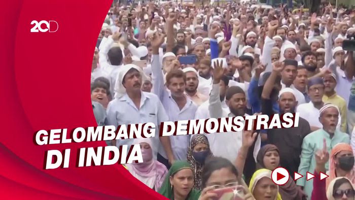 Polisi India Tembak Mati 2 Pedemo soal Pelecehan Nabi Muhammad
