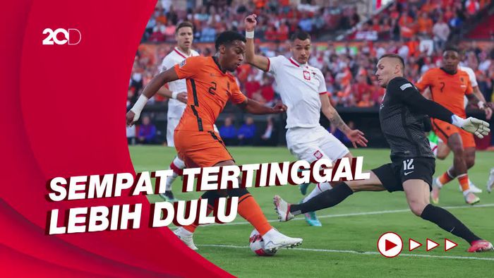 Depay Gagal Eksekusi Penalti, Belanda Vs Polandia Tuntas 2-2