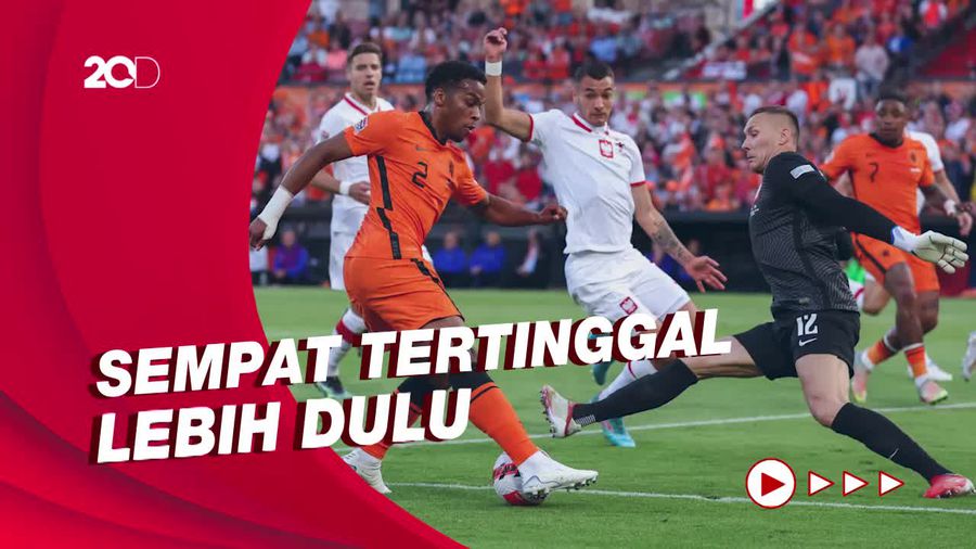 Depay Gagal Eksekusi Penalti, Belanda Vs Polandia Tuntas 2-2