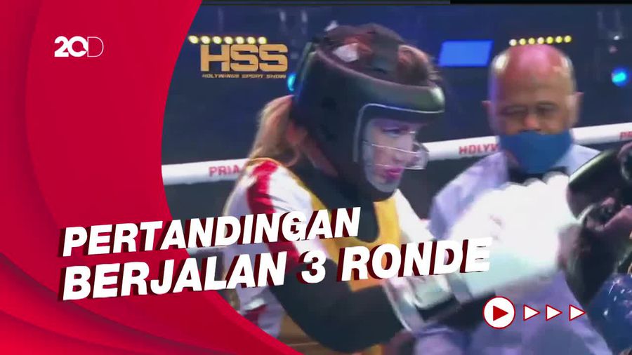 Barbie Kumalasari Menang Adu Tinju Lawan Irma Darmawangsa