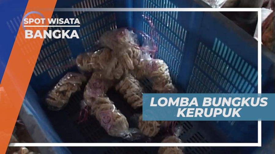 Kerupuk Kembang, Adu Ketangkasan Membungkus Kerupuk Dengan Cepat, Bangka