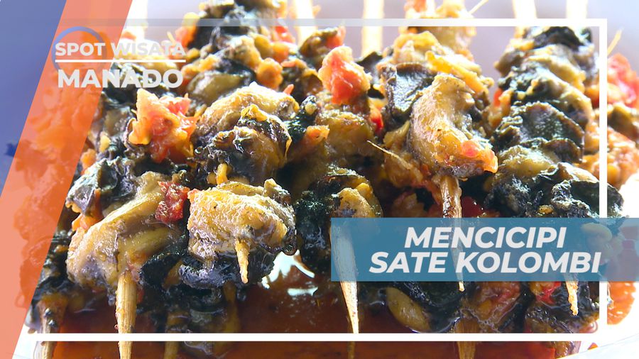 Sate Kolombi, Nikmat Kenyal Sate Berbahan Keong Emas Khas Danau Tondano, Manado