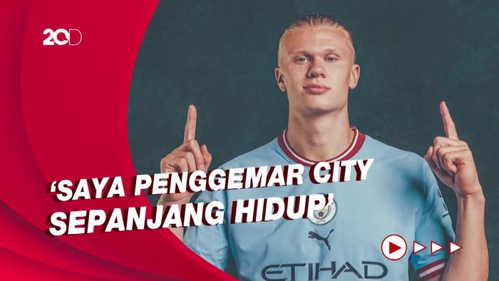 Kata-kata Pertama Haaland Kala Berseragam Man City