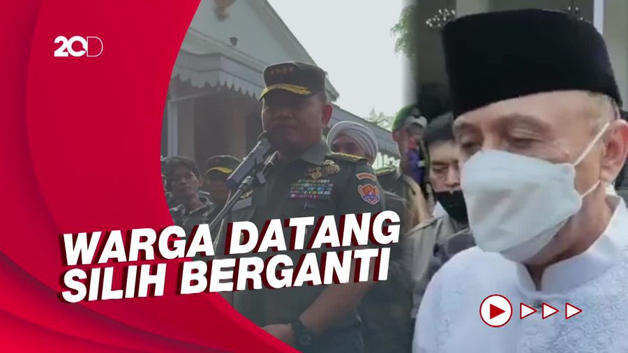 KSAD Dudung dan Iwan Bule Melayat Eril, Sampaikan Dukacita
