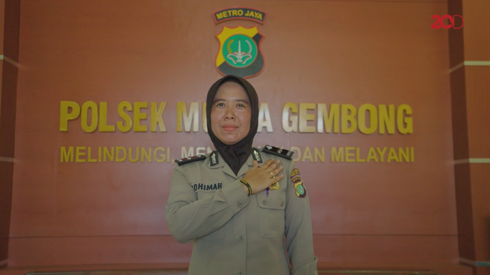 Mpok Imeh, Polwan Baik Hati Asal Muara Gembong