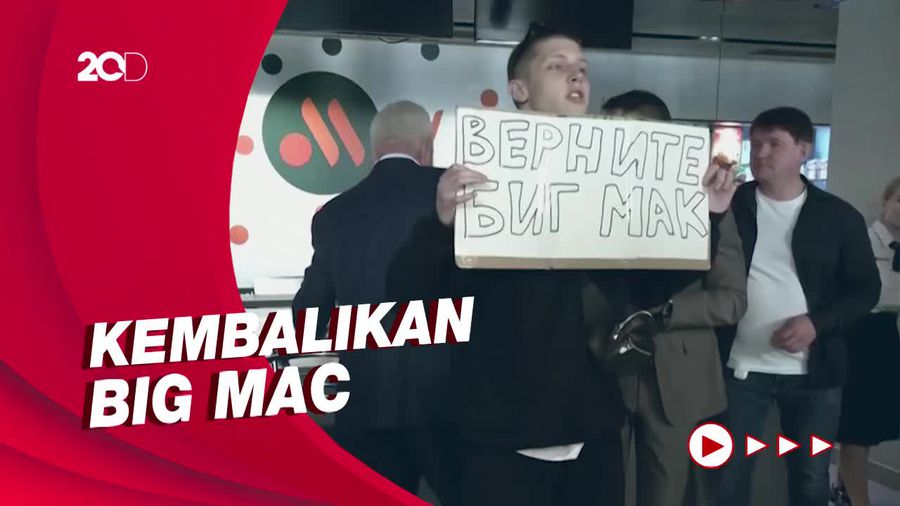McDonalds di Rusia Berganti Nama, Pria Ini Protes