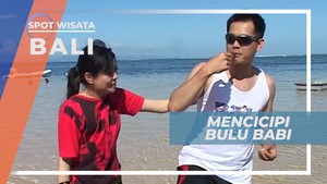 Makanan Ekstrem di Pantai Geger, Bali