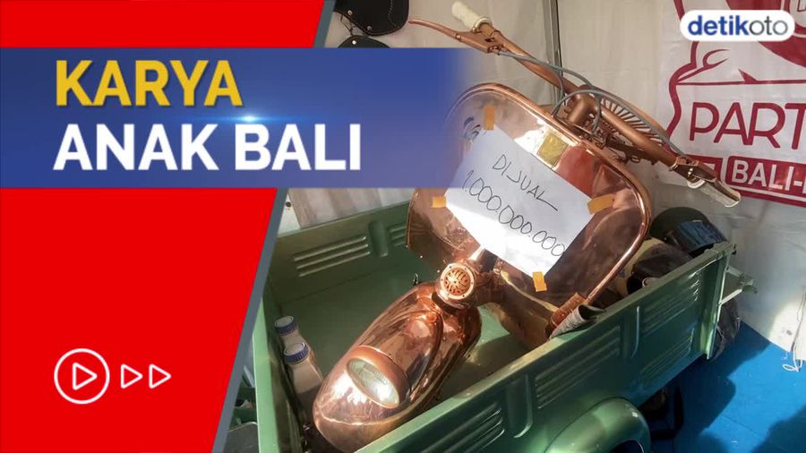 Wujud Vespa Berbahan Tembaga yang Dijual Rp 1 Miliar!